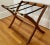Cabana-style hotel luggage rack, made of beautiful and strong mahogany wood. Most items found at Pub & Oasis are vintage...
