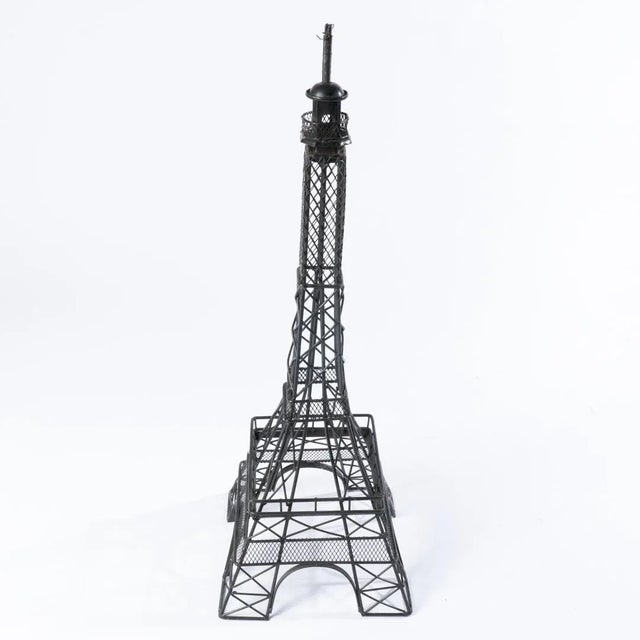 Late 20th Century Wire Eiffel Tower For Sale - Image 4 of 7
