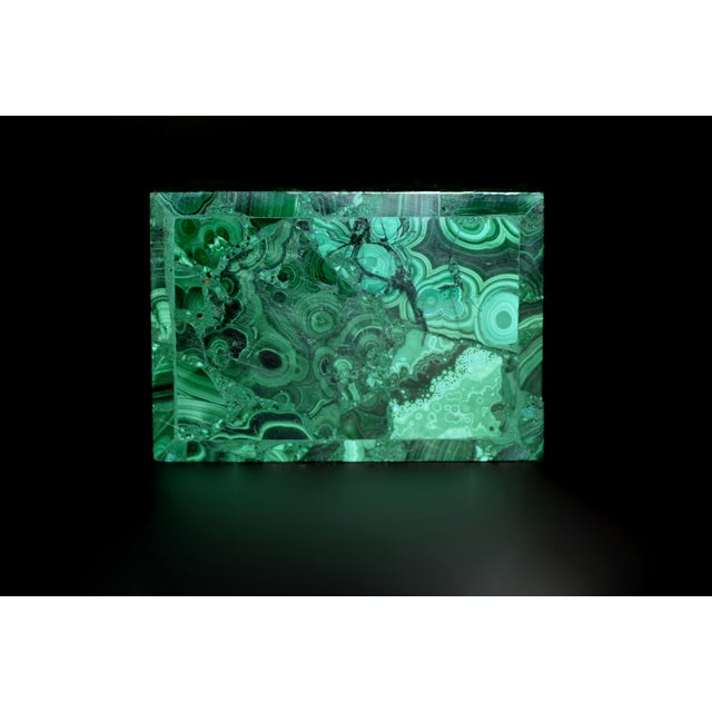 Malachite Box Gemstone Box Peony Garden For Sale - Image 18 of 18