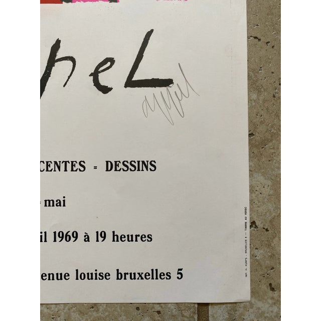 1969 Karel Appel Artist Signed "Lithograph Recentes - Dessins" Exhibition Print For Sale In San Francisco - Image 6 of 12