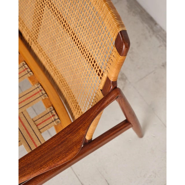 Teak Sofa with Cane Webbing, 400 Series by Hartmut Lohmeyer for Wilkhahn, Germany, 1960s For Sale - Image 13 of 18