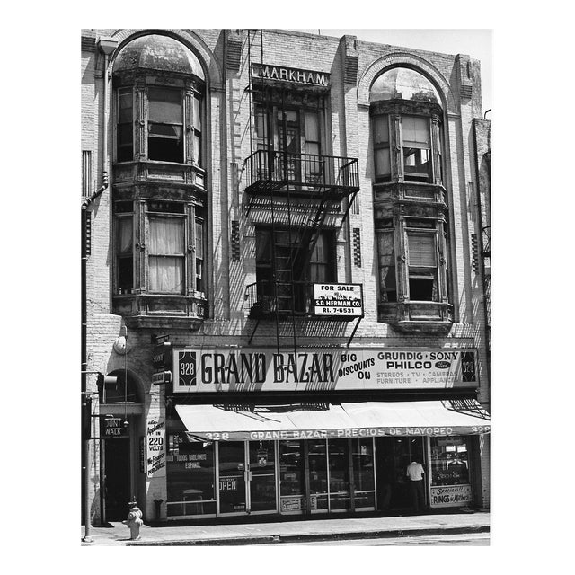 1973 Grand Bazar Downtown Los Angeles Street Photograph by Don Ware For Sale
