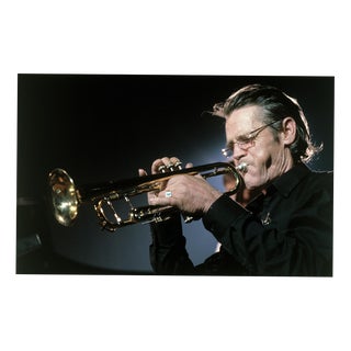 Chet Baker, American Jazz Trumpeter Player, 1989 For Sale