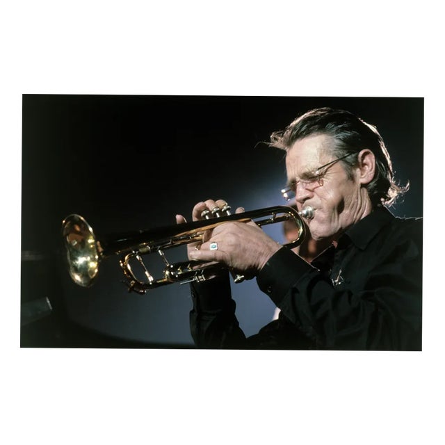 Chet Baker, American Jazz Trumpeter Player, 1989 For Sale