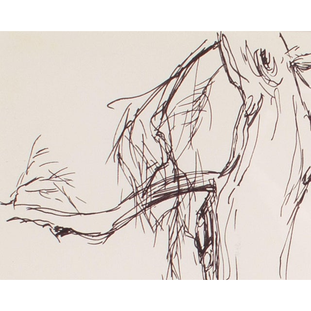 1964 Ink Drawing of a Tree Signed by James L. Bruch For Sale In Indianapolis - Image 6 of 8