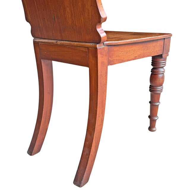 Pair of 19th Century Georgian Hall Chairs For Sale - Image 15 of 17