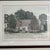 Amy Feil Signed Ink and Watercolor Architectural House Portrait, Framed For Sale - Image 4 of 5