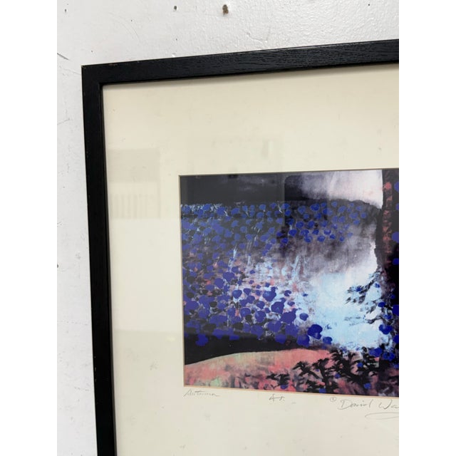 1990s Circa 1996 David Z Wang Autumn Artist Proof + Signature For Sale - Image 5 of 12