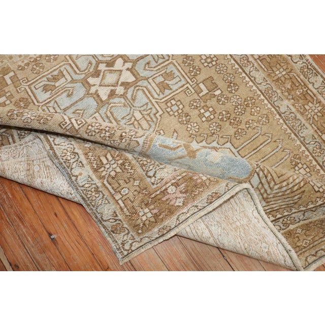 Antique Zabihi Collection Persian Heriz Rug - 3'4" x 4'6" For Sale In New York - Image 6 of 9