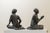 Unknown, Thai Monks, 1800s, Bronze and Terracotta, Set of 2 For Sale - Image 3 of 9