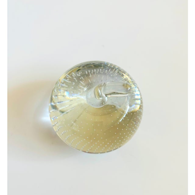 Glass Art Glass Apple For Sale - Image 7 of 7