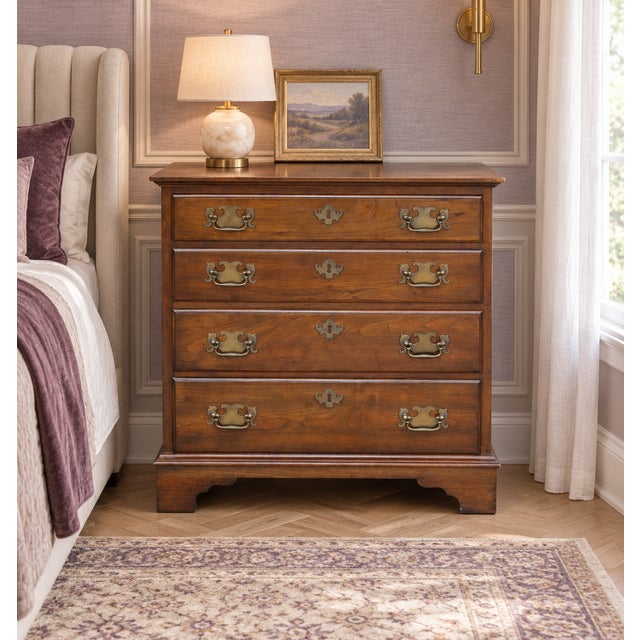Vintage Pennsylvania House Chippendale-Style Four-Drawer Chest For Sale - Image 11 of 11