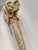 For your consideration. . . A figural vintage dog head magnifying glass. The magnifying glass features a long faux ivory...