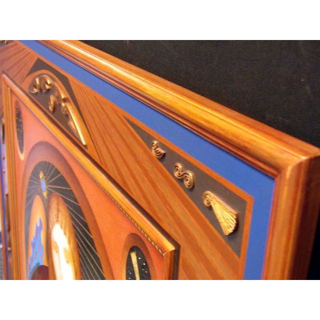 2010s Anton Arkhipov "Muse" Original Oil on Canvas With Artist Frame H.Signed For Sale - Image 5 of 6