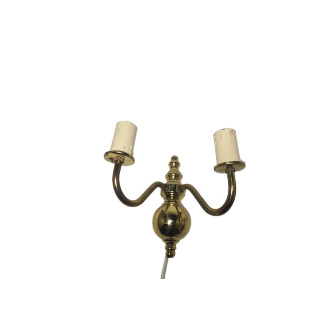 Postmodern Two-Armed Wall Lamp, Sweden, 1970s For Sale - Image 3 of 9