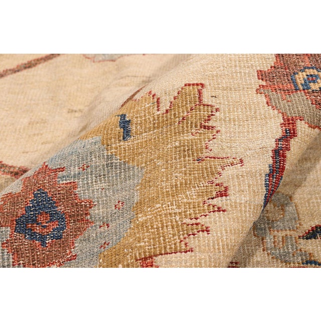 Late 19th Century Persian Sultanabad Rug, 10'09 X 15'01 For Sale In Dallas - Image 6 of 10
