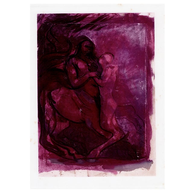 Auguste Rodin, Centaur and Faun, 1897, Engraving For Sale