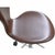 1990s 3117 Office Chair in Mokka Classic Leather by Arne Jacobsen for Fritz Hansen, 1997 For Sale - Image 5 of 12