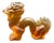 Chinese Dragon Sculpture in Amber and Frosted Glass by René Lalique for Lalique For Sale
