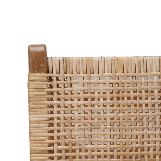 Wood Coastal Teak Counter Stool For Sale - Image 7 of 8