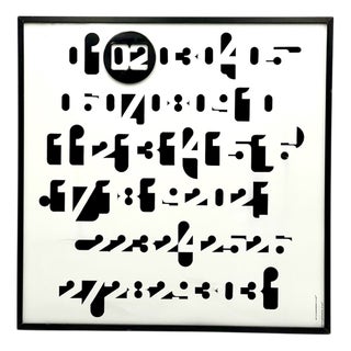 Imbroglio Perpetual Wall Calendar by Jean-Pierre Vitrac, France, 1970s For Sale