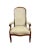 Wood French Voltaire Armchair, 1940s For Sale - Image 7 of 11