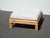 Large Vintage French Country Coastal Bamboo Rattan Ottoman Foot Stool For Sale - Image 4 of 17