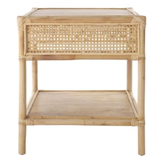 Arvid Square Accent Table in Natural For Sale