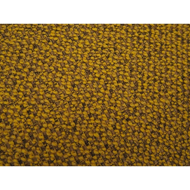 Orange Vintage Danish Mustard Ottomans, 1990s, Set of 2 For Sale - Image 8 of 9