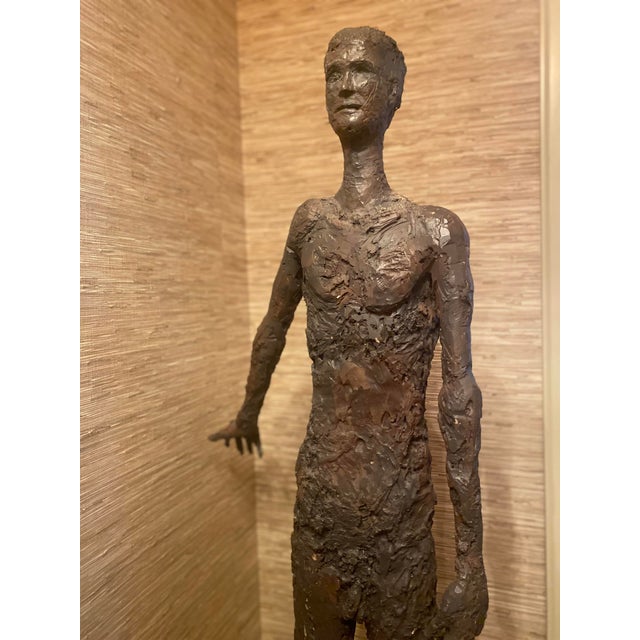 Vintage 6-Foot Brutalist Abstract Expressionist Sculpture For Sale - Image 10 of 13