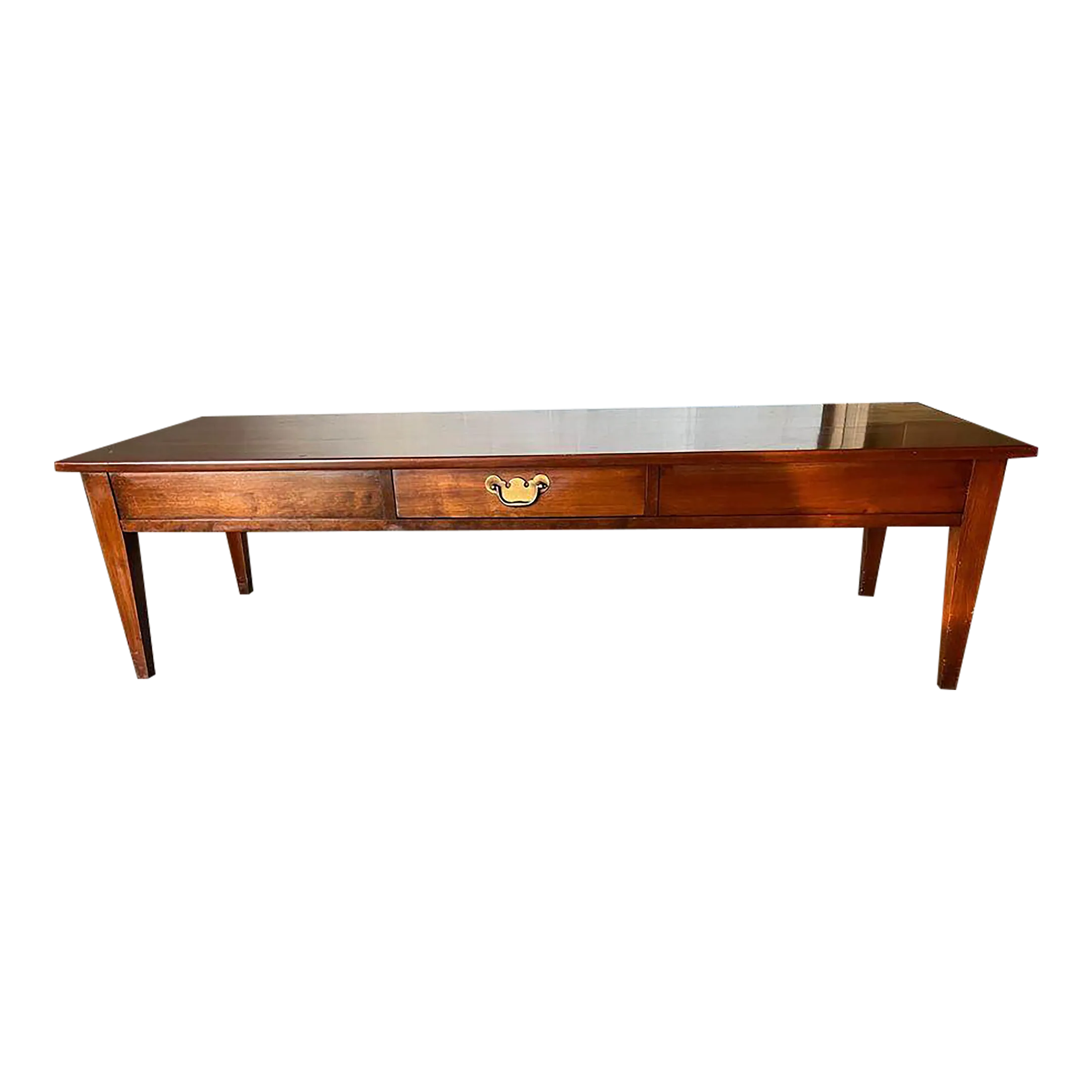 Henkel Harris Vintage Solid Wild Cherry Shaker Style Coffee Table