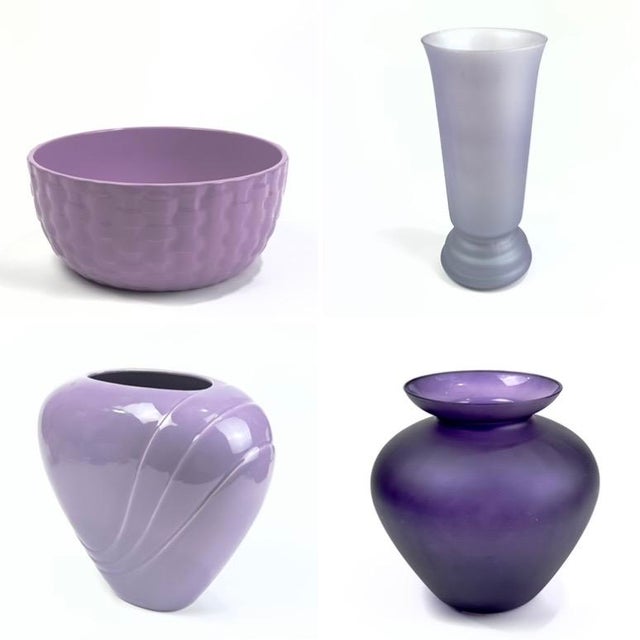 Top 20 Shades of Aubergine Vintage Decorative Objects Instant Collection For Sale - Image 9 of 18