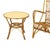 Vintage Rattan Armchairs and Table, 1960s, Set of 3 For Sale - Image 10 of 18