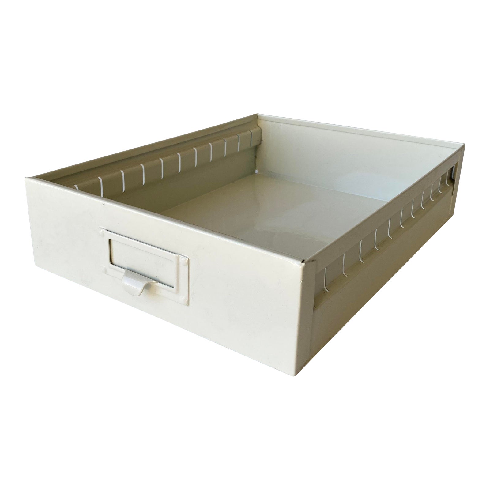 Mid Century Steel Drawer Insert, Repurposed as Organizer / Container ...
