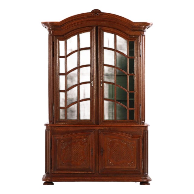 Three Piece French Oak Cabinet, 19th Century For Sale
