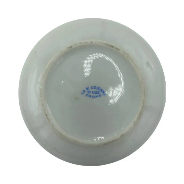 Mid-Century Modern Vintage 5-Star Carlton Cannes Hotel Ashtray White France For Sale - Image 3 of 12