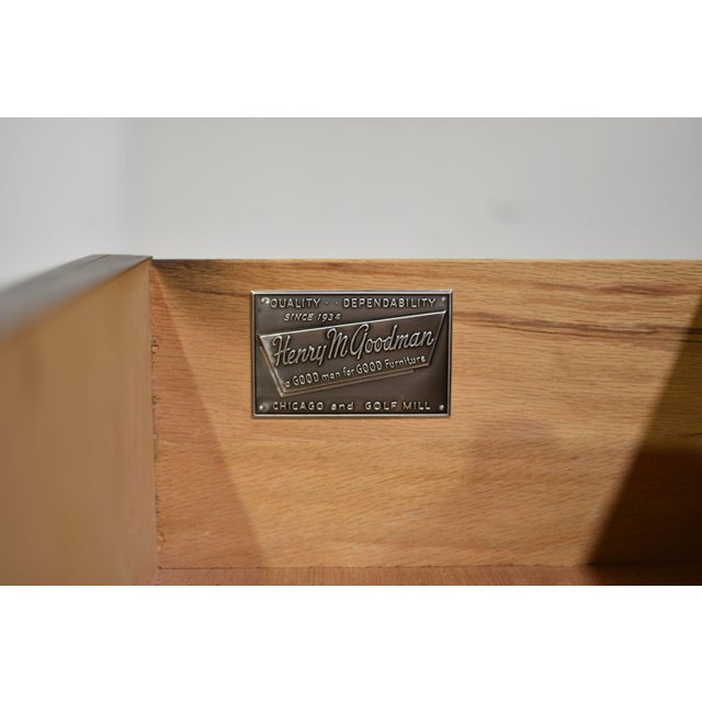 1970s Campaign Style Lowboy Dresser by Henry M. Goodman Furniture For Sale - Image 11 of 12