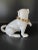 2010s Porcelain Pug Dog With Lifted Paw & Gold Collar For Sale - Image 5 of 12