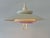 Large Vintage Danish Form-Light Pendant Lamp in White and Cobalt Blue, Denmark, 1970s For Sale - Image 9 of 18