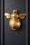 Purchased in England. Solid brass bumble bee door knocker.