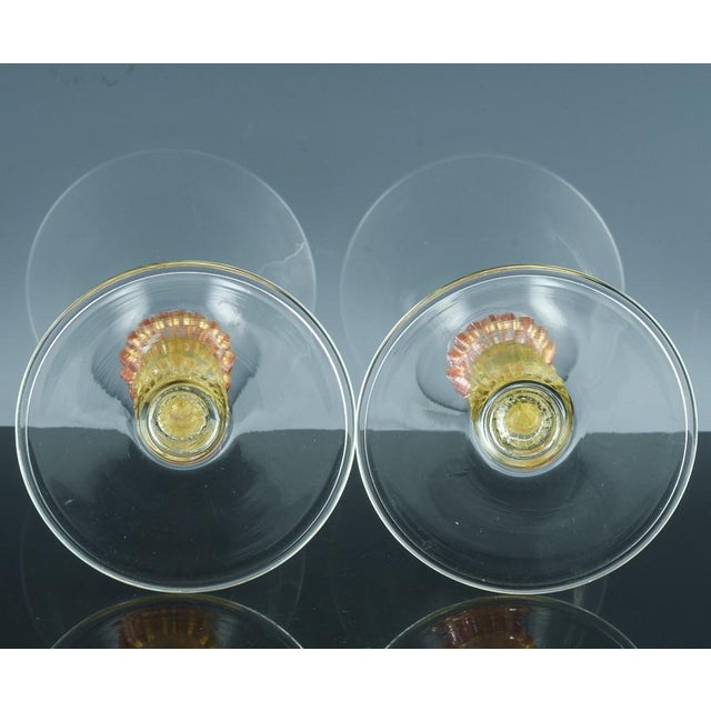 Mid 20th Century Murano Art Glass Wine Glasses-Set of Twelve For Sale - Image 5 of 9