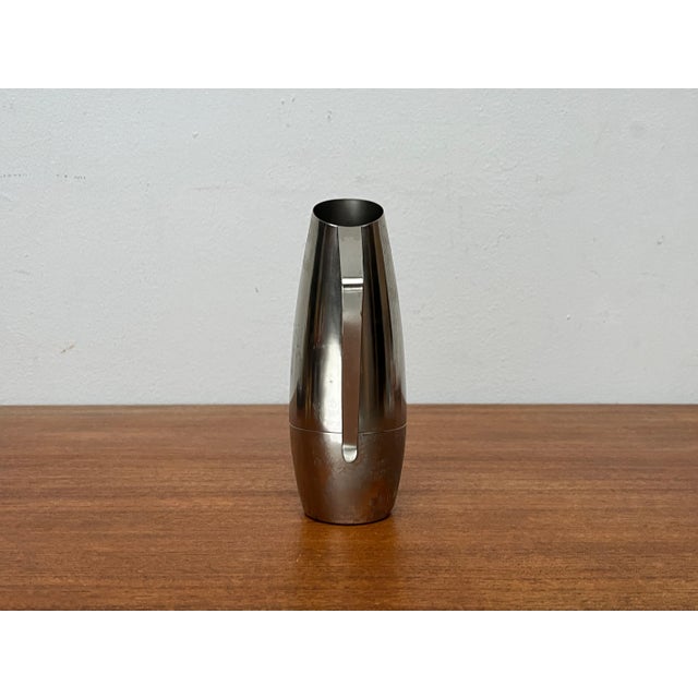 Mid-Century Pewter Carafe Vase from Dovo Holland Pewter, 1960s For Sale - Image 9 of 14