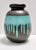 Vintage Black and Teal Fat Lava Ceramic Model 484-30 Vase from Scheurich WGP, 1970s For Sale - Image 4 of 11