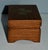 Wood Vintage Small Brass Inlaid Wooden Music Box For Sale - Image 7 of 13