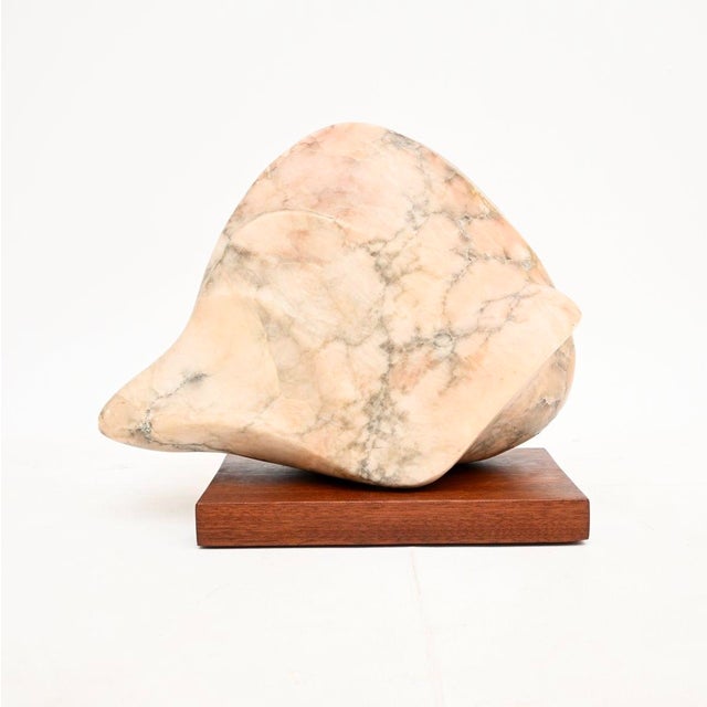 Mid-Century Modern Vintage Marble Sculptures by A. Altmann, Set of 2 For Sale - Image 3 of 13