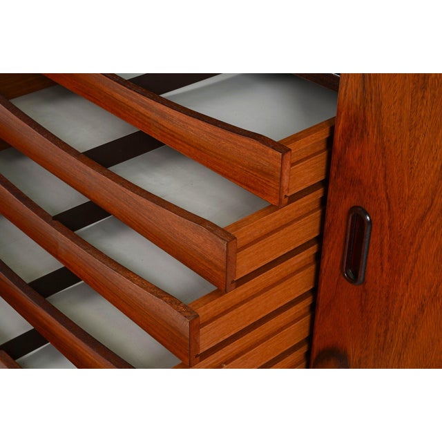 1960s Danish Rosewood Sideboard, 61-Inch For Sale - Image 13 of 18