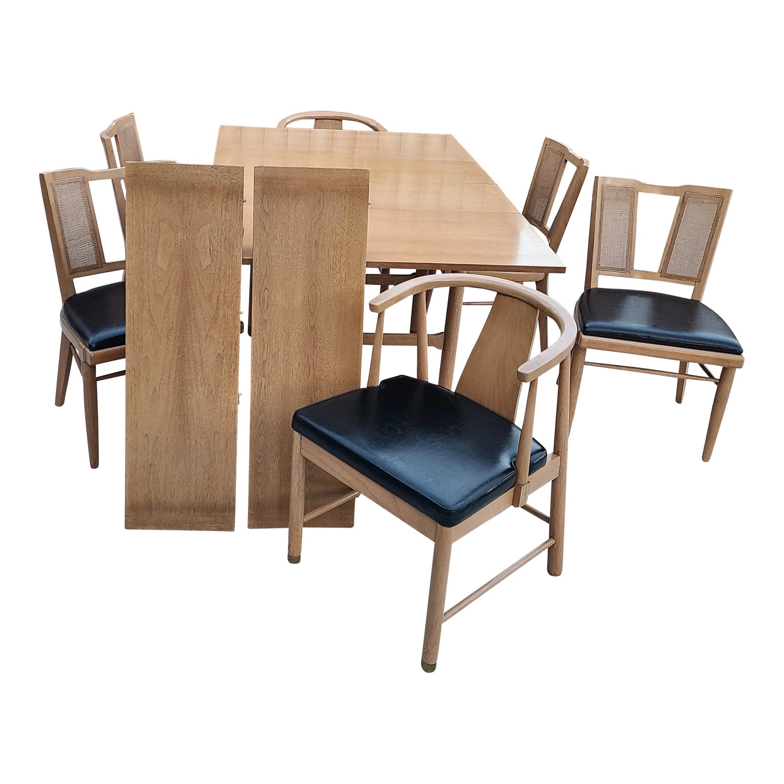 1960s American Furniture Co. Inc Dining Set Set of 9 Chairish