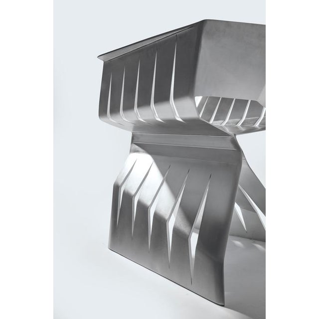 Not Yet Made - Made To Order Haereticus Coffee Table in Aluminum by Orfeo Studio For Sale - Image 5 of 8