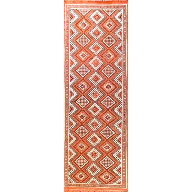 Vintage Handmade Tribal Moroccan Runner, 3'1" X 9'10" For Sale - Image 10 of 10