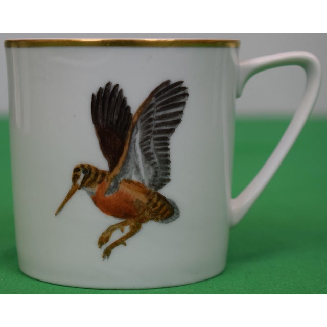 Ceramic Set X 6 Abercrombie & Fitch Gamebird Porcelain Mugs For Sale - Image 7 of 8
